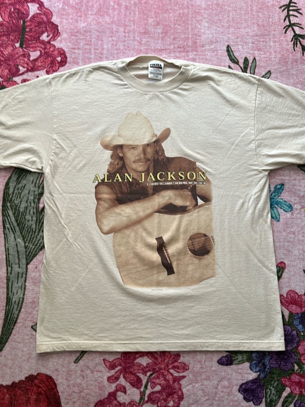 Tultex Alan Jackson Graphic Tee - Beige